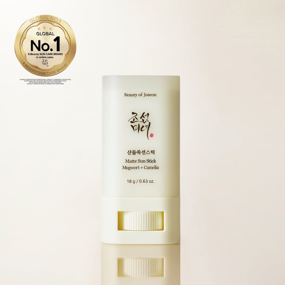 Matte Sun Stick : Mugwort+Camelia (SPF 50+ PA++++) - Beauty of Joseon