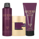 Guess Gold For Men Set EDT - 75Ml+Body Spray 226Ml+Shower Gel 200Ml