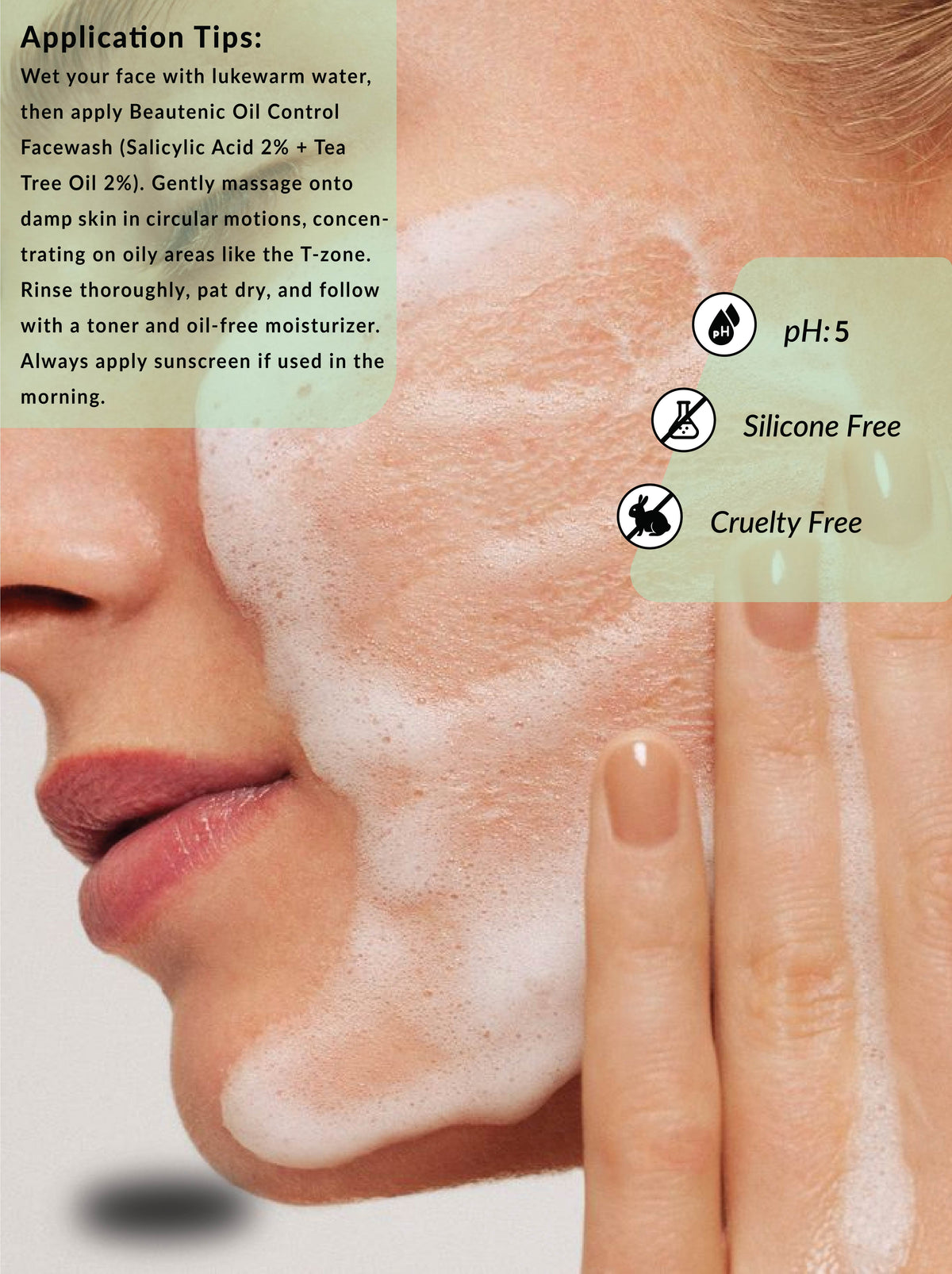 Oil Control Facewash - Tea Tree Oil with Salicylic Acid 2%