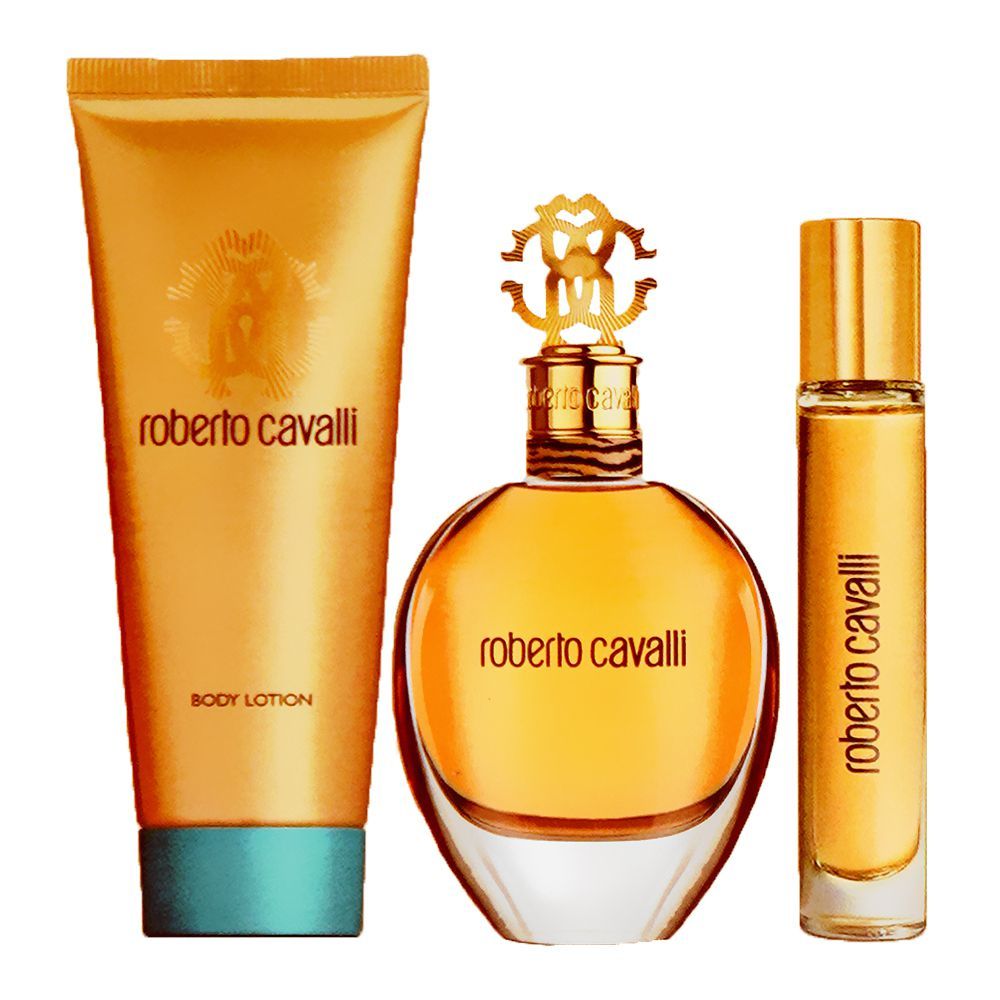 Roberto Cavalli Paradiso For Women Set EDP 75Ml+EDP 15Ml+Body Lotion 100Ml