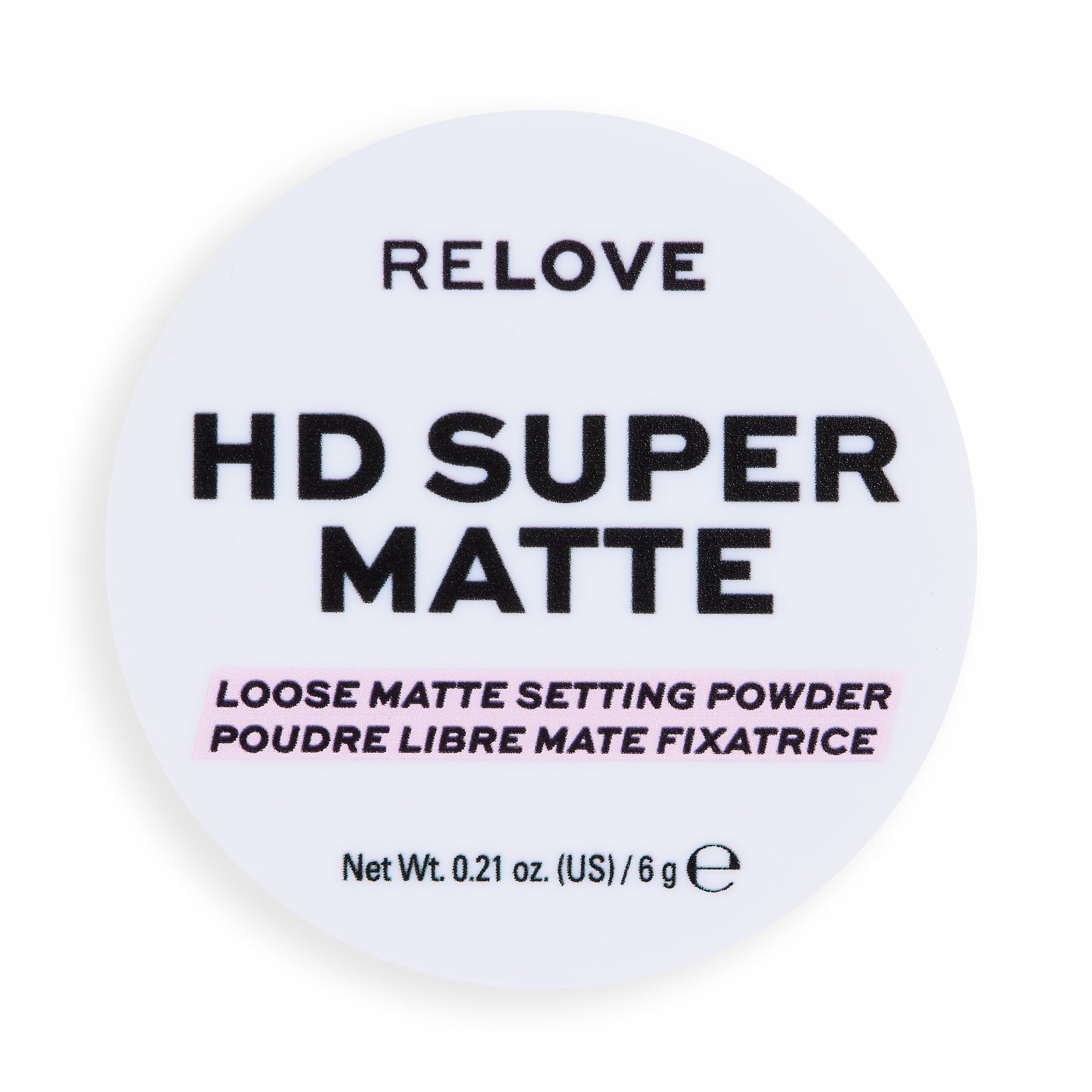 Relove By Revolution HD Super Matte Loose Matte Setting Powder Translucent 6gm