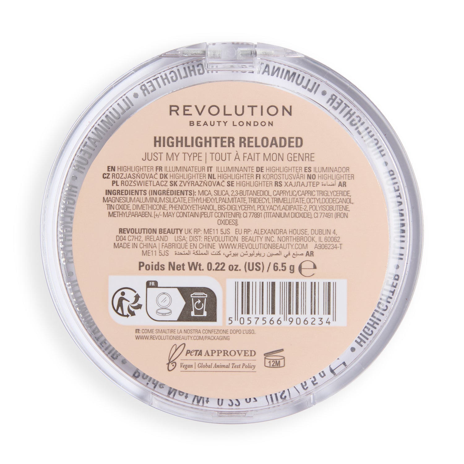 Makeup Revolution Reloaded Highlighter Just My Type