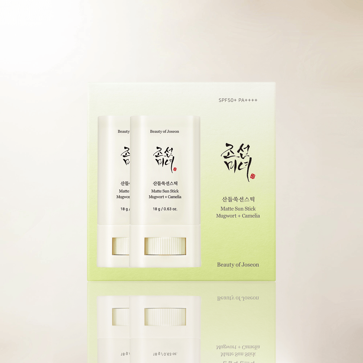 Matte Sun Stick : Mugwort+Camelia (SPF 50+ PA++++) - Beauty of Joseon