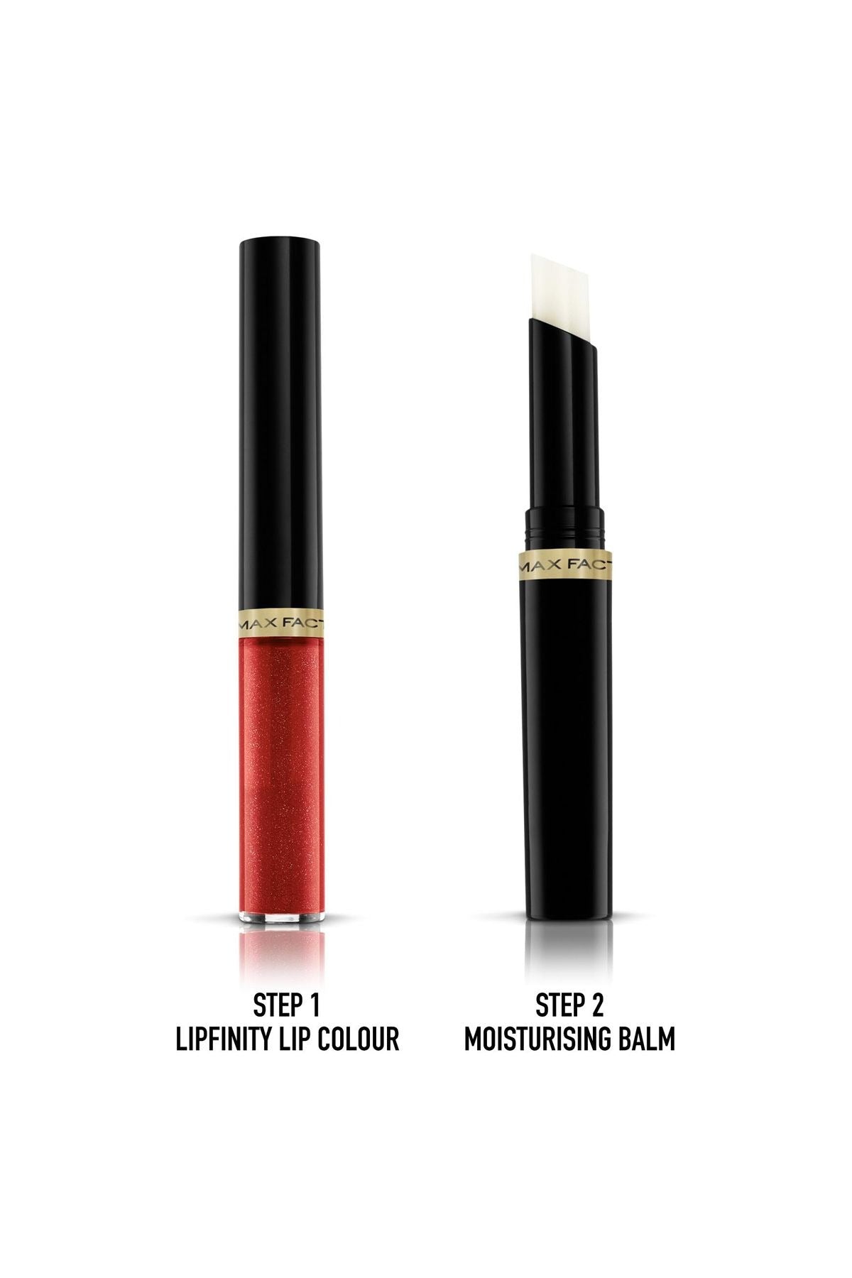 Max Factor Lipfinity Lip Colour 2Step Long Lasting 120 Hot 2.3Ml