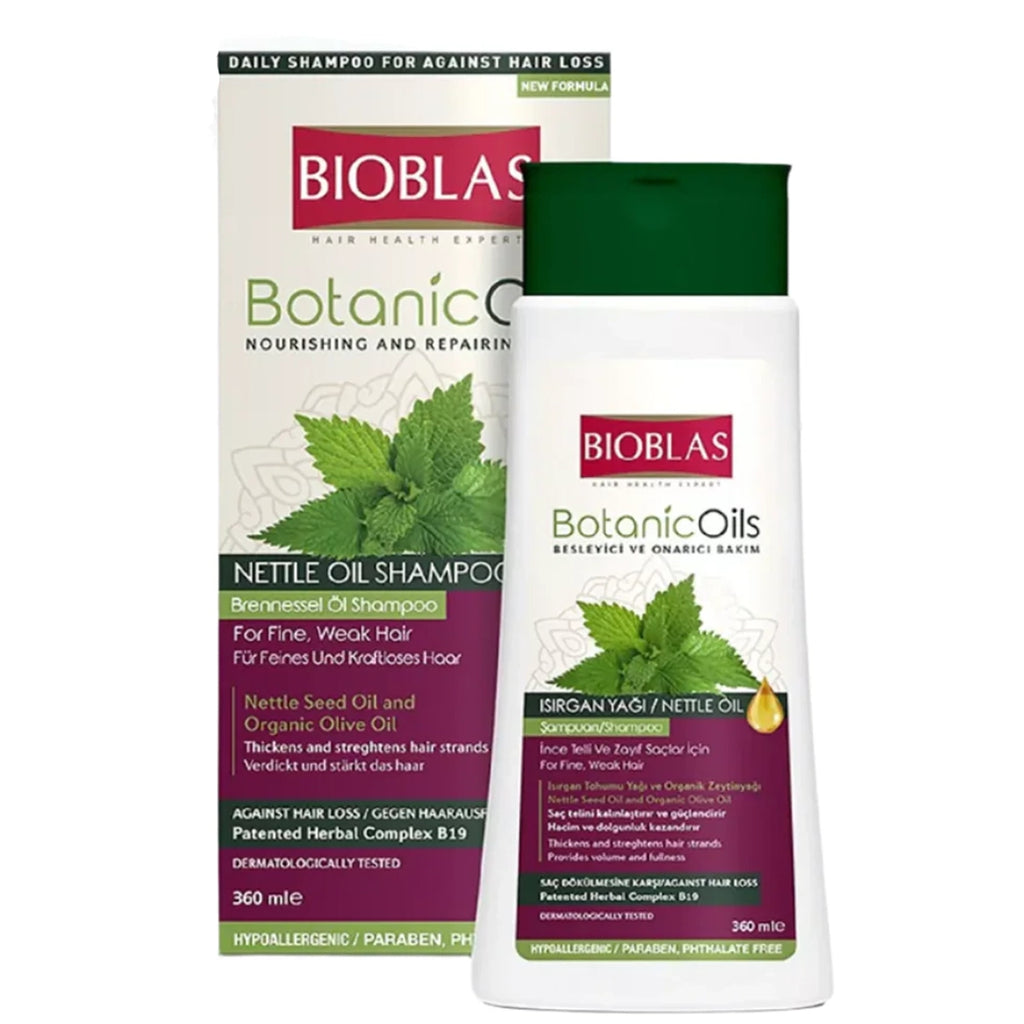 BIOBLAS BOTANIC OILS NETTLE OIL SHAMPOO 360ml