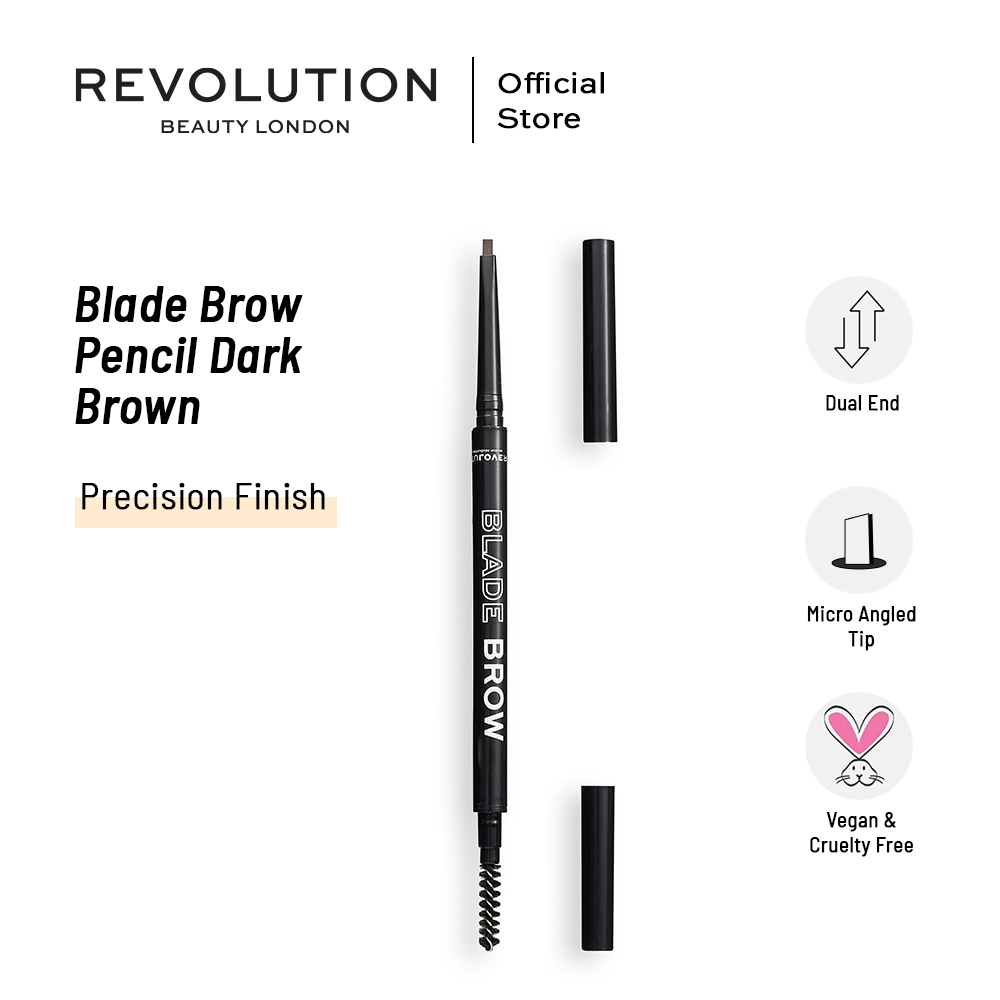 Relove By Revolution Blade Brow Pencil - Dark Brown