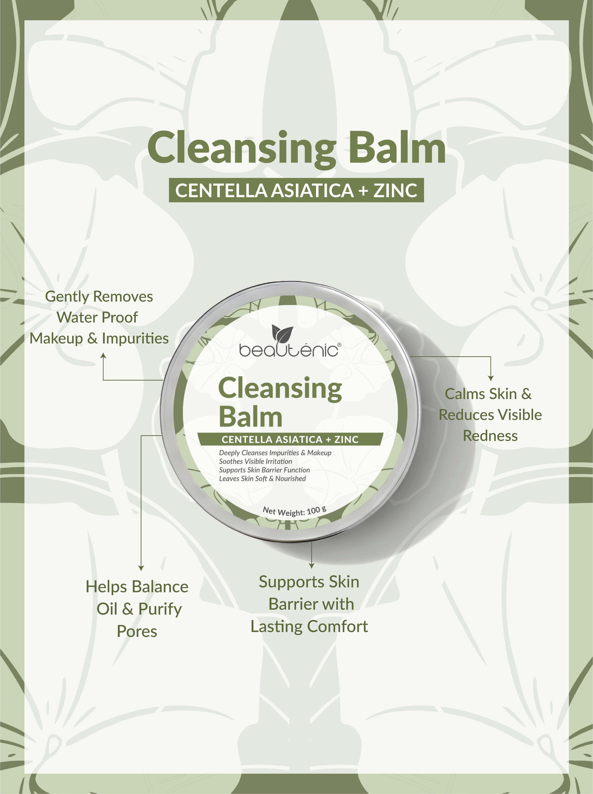 Cleansing Balm – Centella Asiatica + Zinc