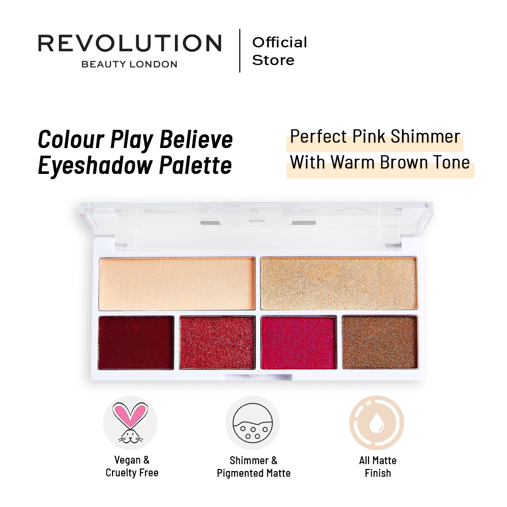 Relove By Revolution Colour - Play Believe Eyeshadow Palette