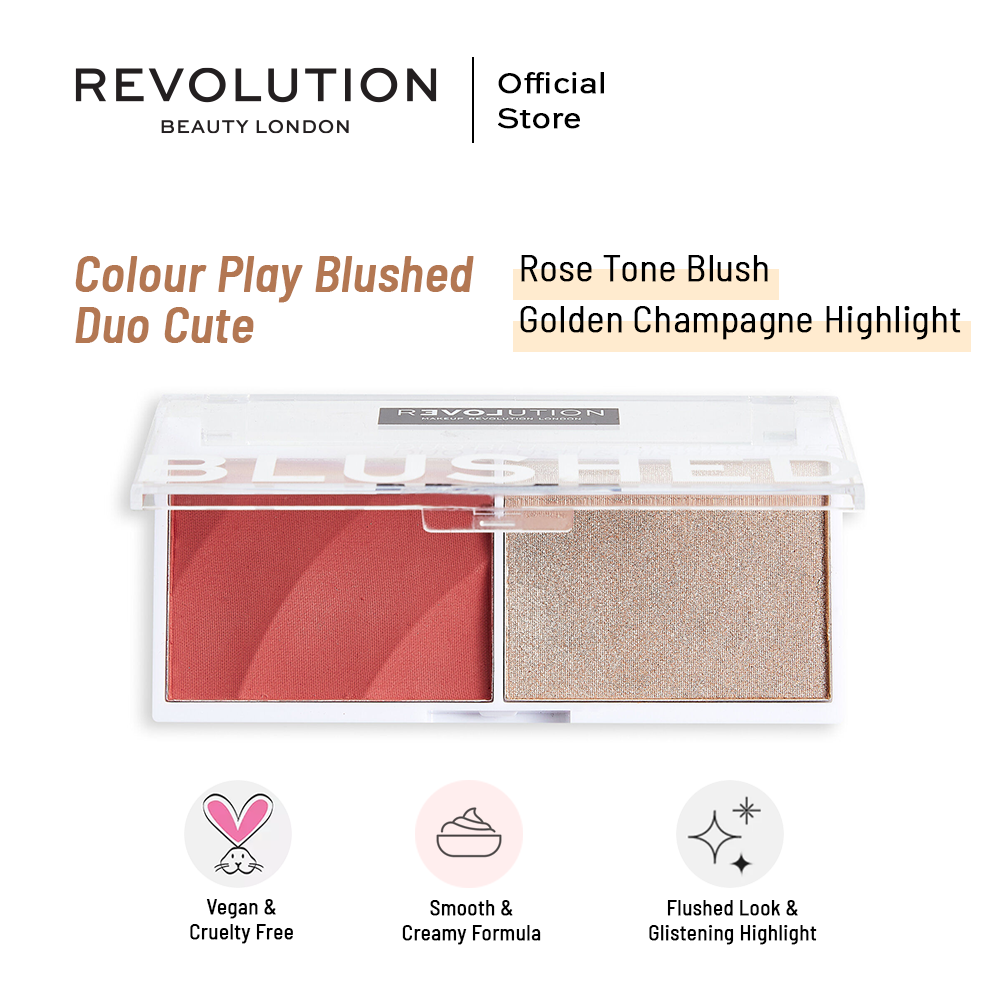 Relove By Revolution Colour - Play Blushed Duo Cute