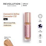 Makeup Revolution Conceal & Define Concealer - C12 4ml