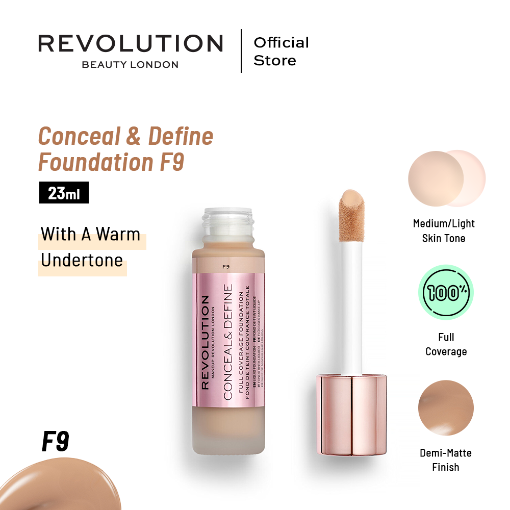 Makeup Revolution Conceal & Define Foundation - F9 23 ml