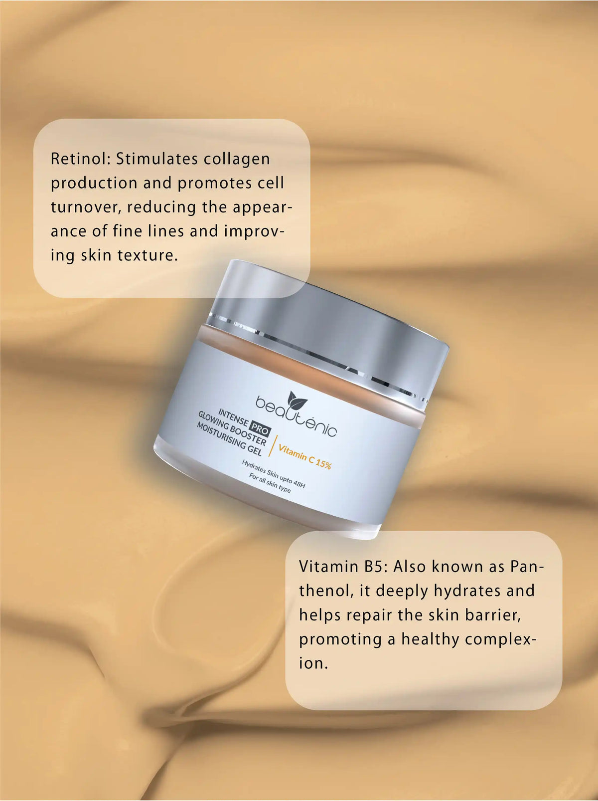 Intense Pro Glowing Booster Moisturising Gel - Vitamin C 15%