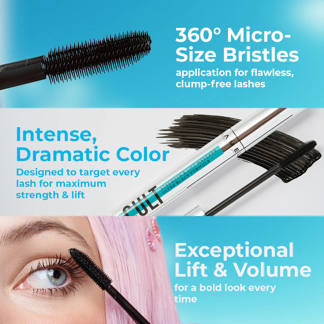 LAMEL Cult Strength & Lift Mascara №403 Black 10ml
