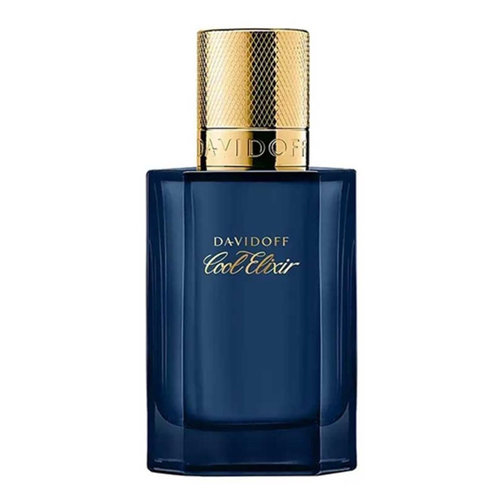 Davidoff Col Elixir perfume bottle on a white background