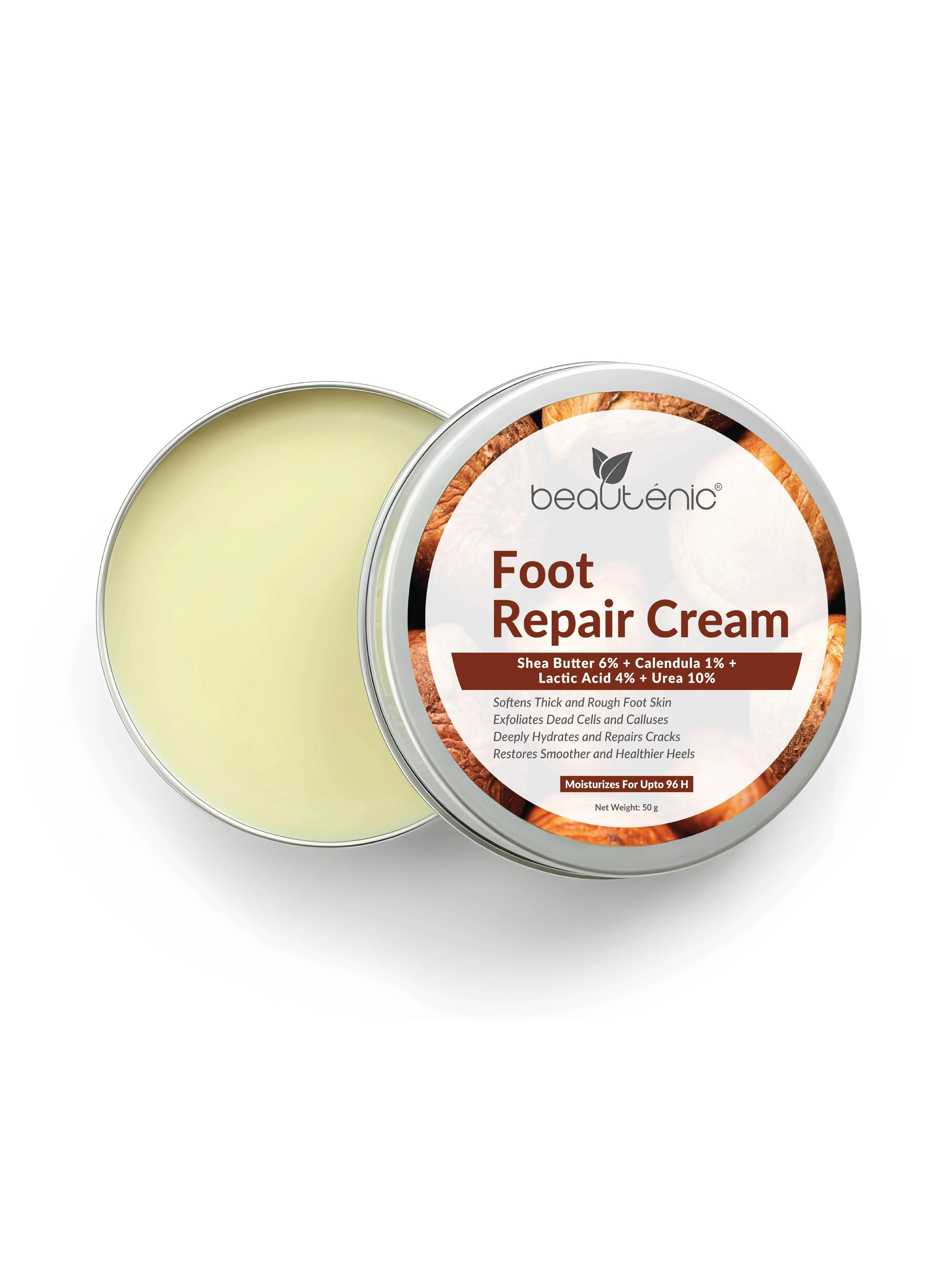 Foot Repair Cream – Shea Butter 6% + Calendula 1% + Lactic Acid 4% + Urea 10%