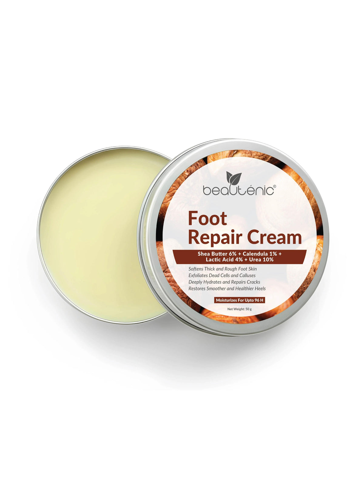 Foot Repair Cream – Shea Butter 6% + Calendula 1% + Lactic Acid 4% + Urea 10%