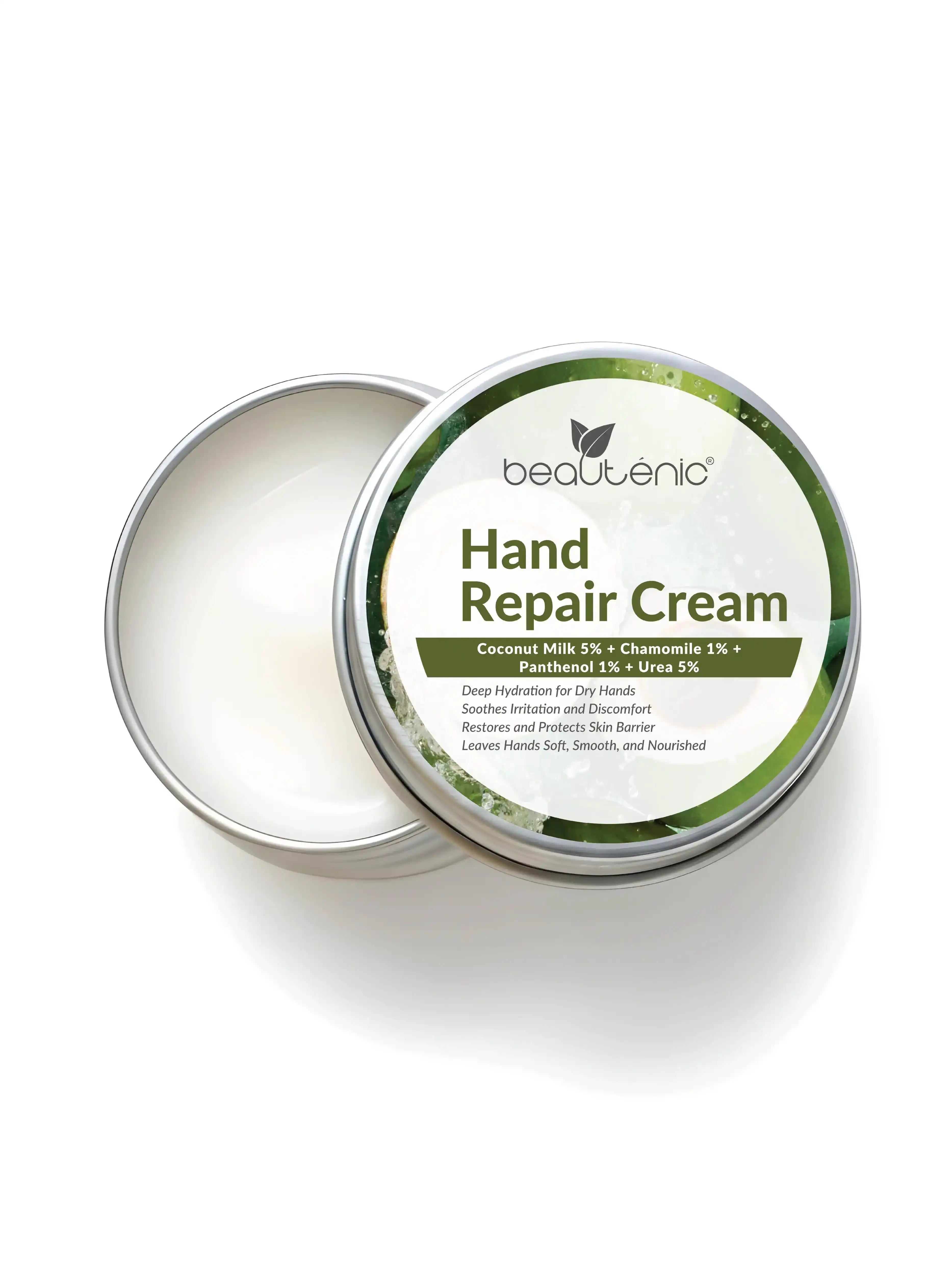 Hand Repair Cream – Coconut Milk 5% + Chamomile 1% + Panthenol 1% + Urea 5%