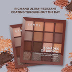 LAMEL 16 Shades Of Brown Eyeshadow Palette № 16-3