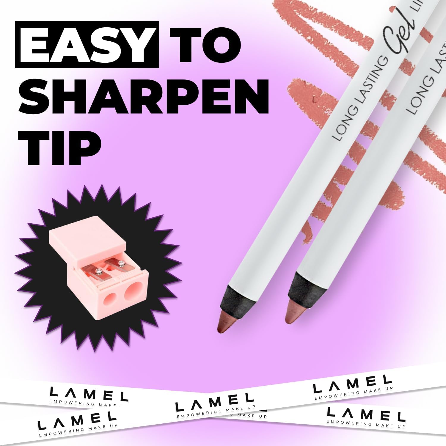 LAMEL Long lasting Gel Lip Liner №401 Nude