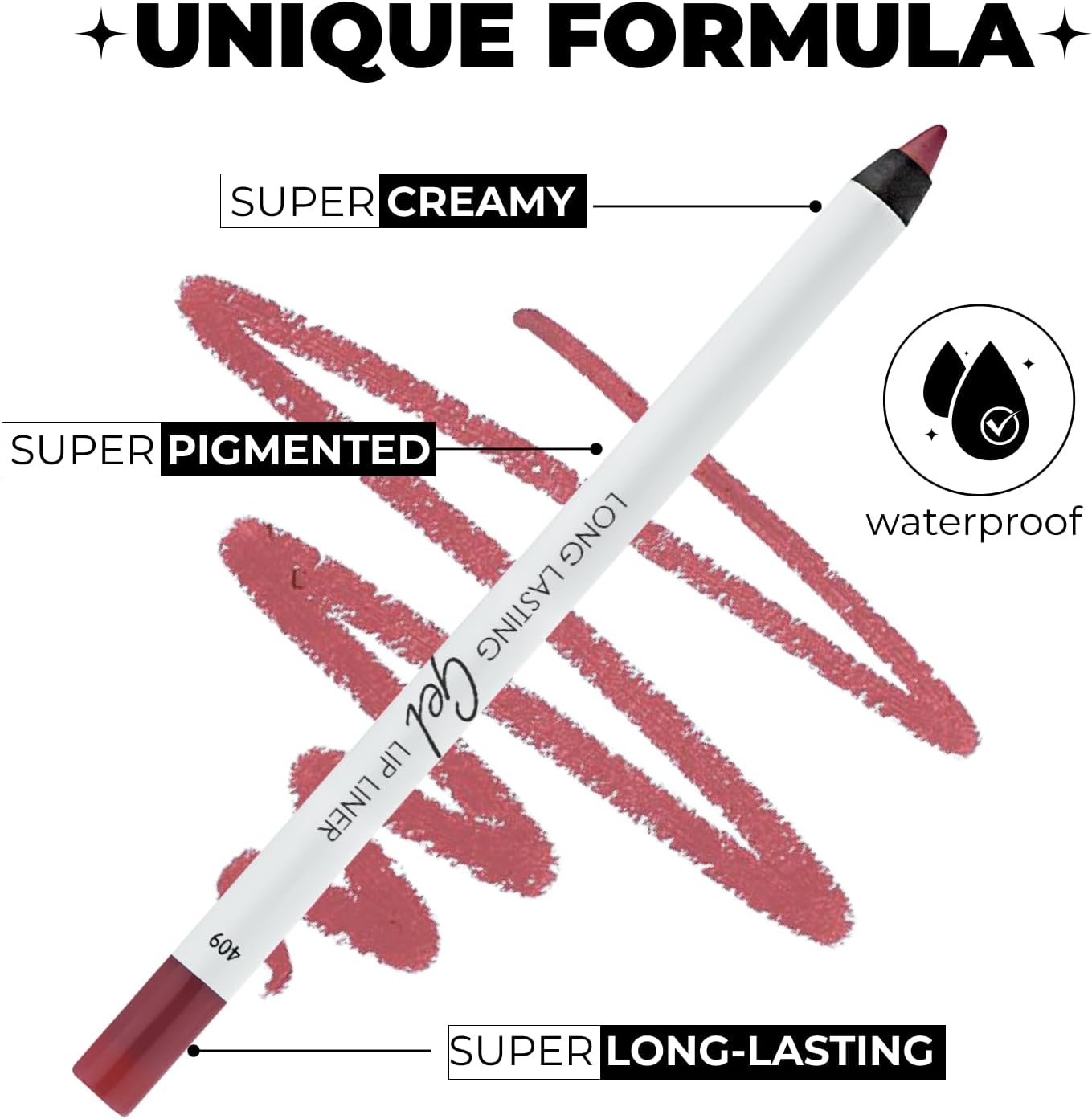 LAMEL Long lasting Gel Lip Liner №409 Caramel