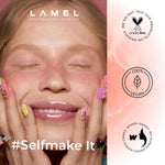 LAMEL Moisturizing Lip Oil LET'S GLAZE 402 Strawberry Jam 4gm