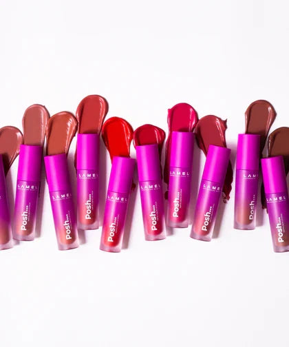 LAMEL Posh Matte Liquid Lip Stain 407 Wine Red 4gm