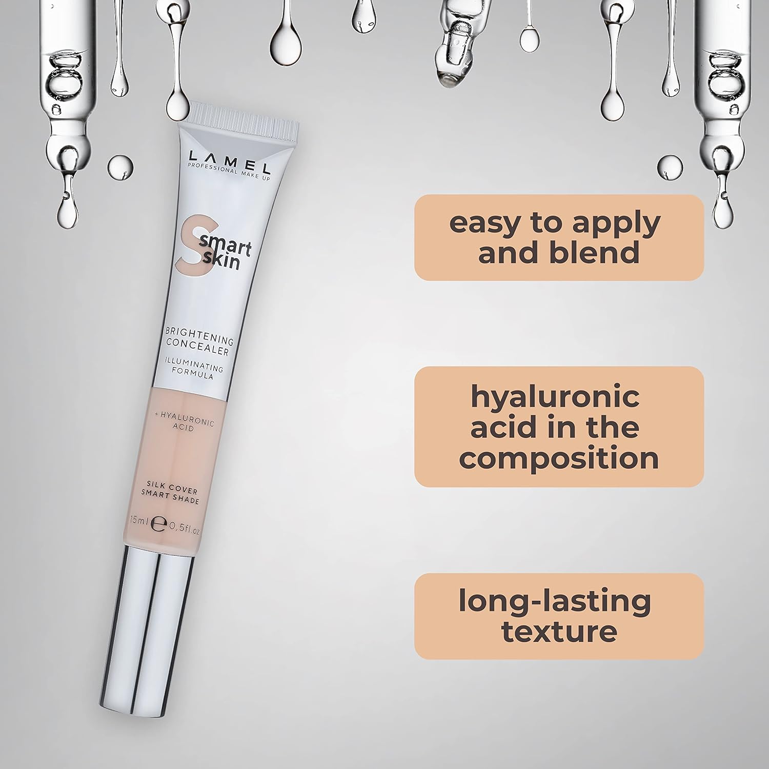 LAMEL Smart Skin Brightening Concealer №401 Light Beige