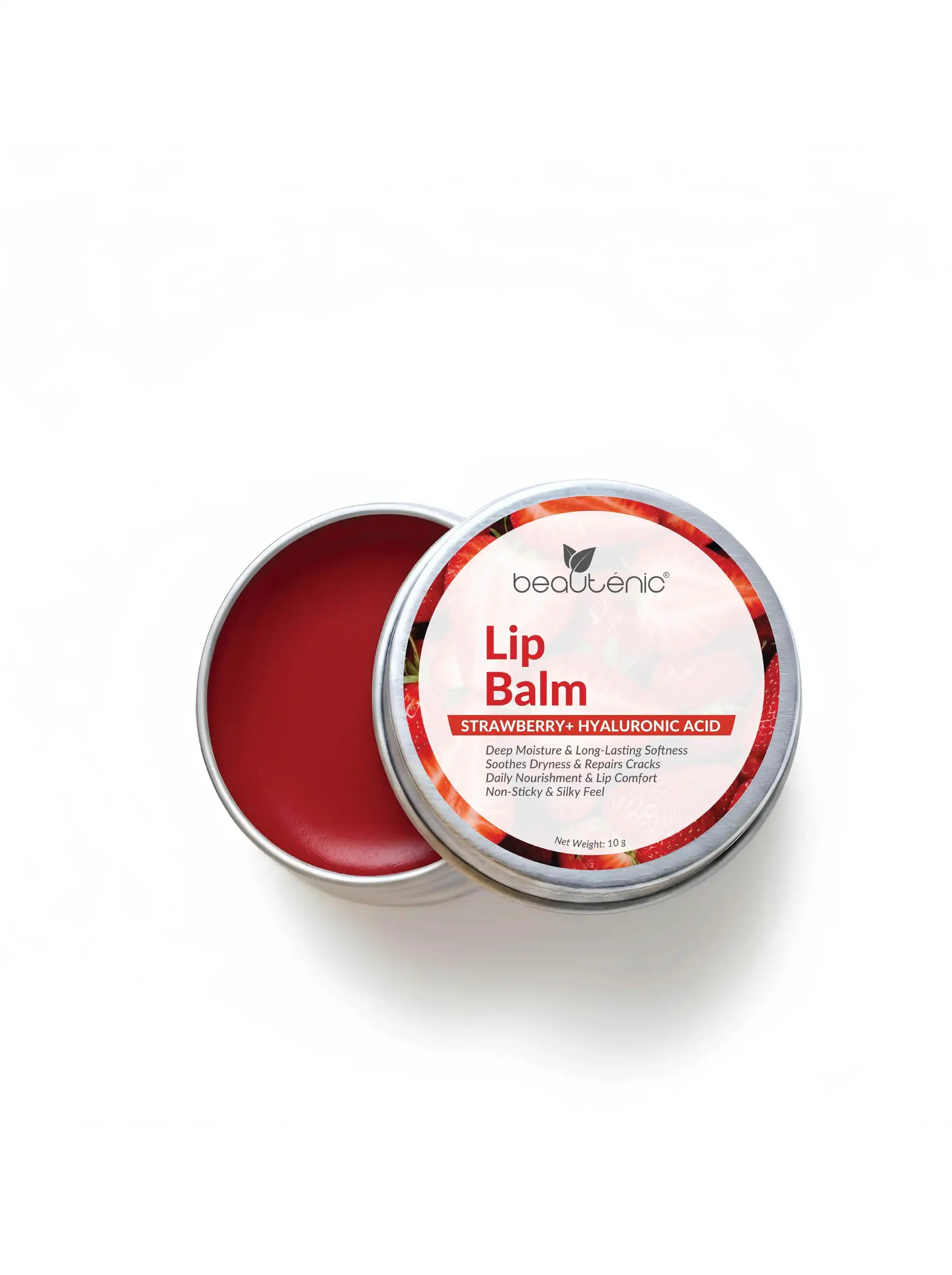 Lip Balm with - Strawberry + Hyaluronic Acid