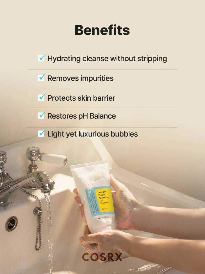 Low pH Good Morning Gel Cleanser - COSRX
