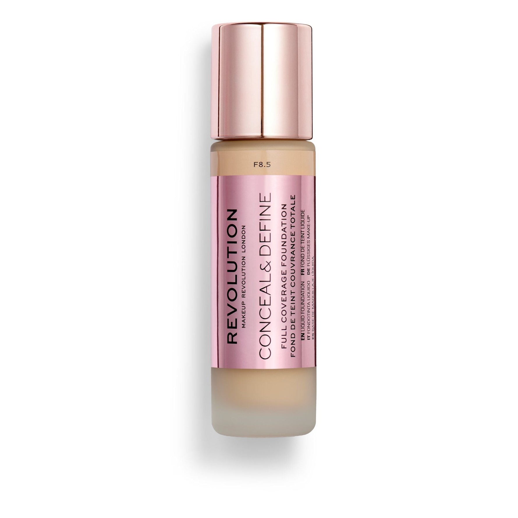 Makeup Revolution Conceal & Define Foundation F8.5 23 ml