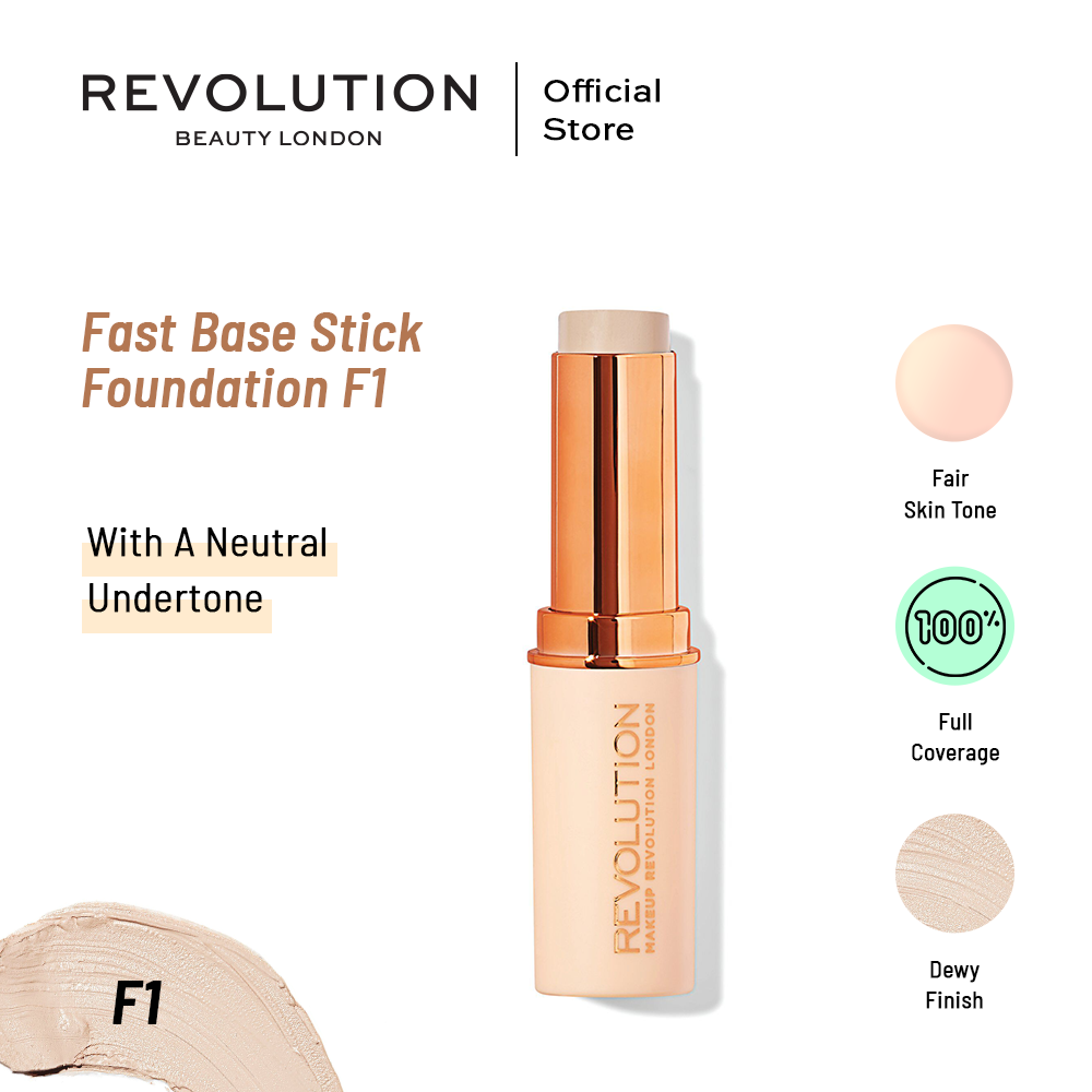 Makeup Revolution Fast Base - Stick Foundation F1