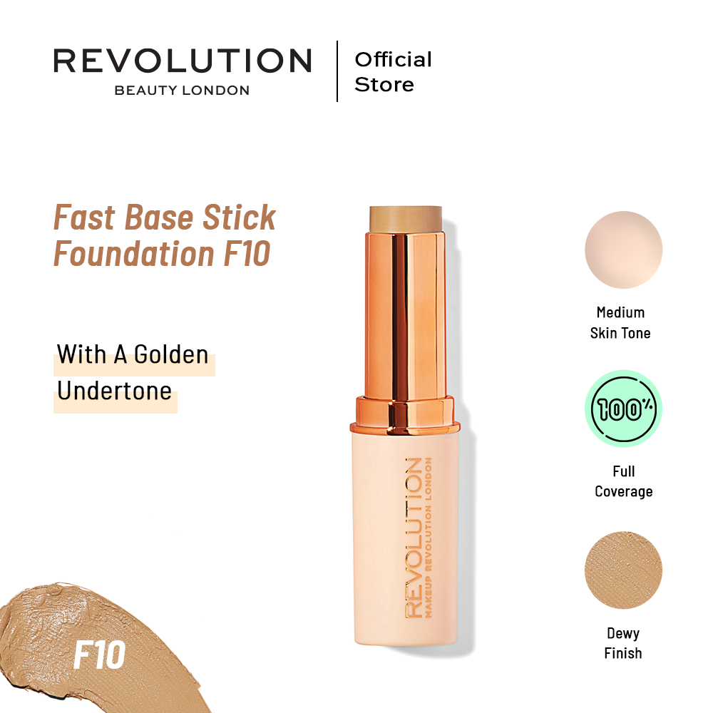 Makeup Revolution Fast Base - Stick Foundation F10
