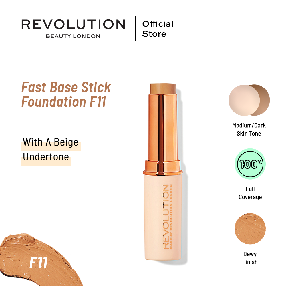 Makeup Revolution Fast Base - Stick Foundation - F11
