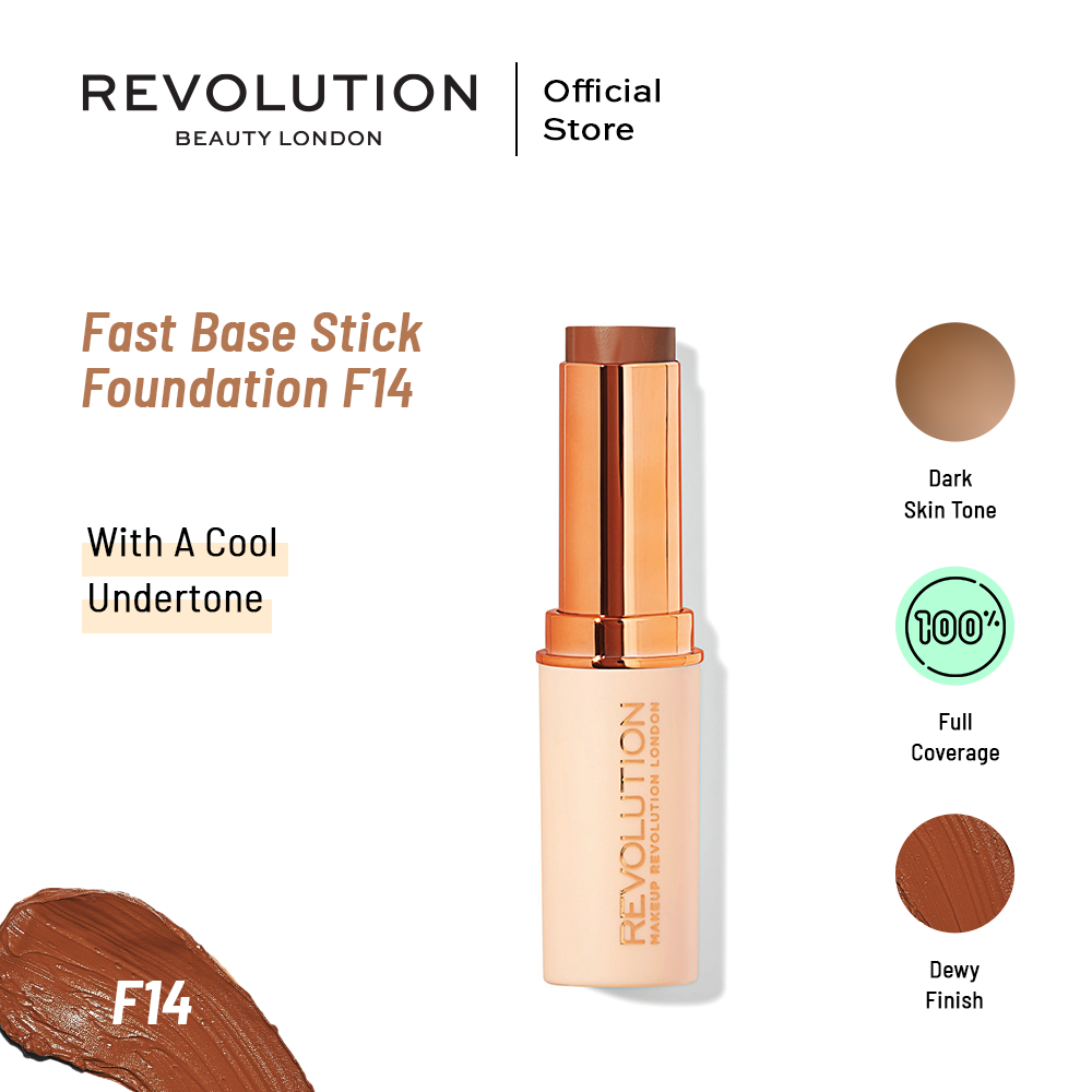 Makeup Revolution Fast Base - Stick Foundation F14