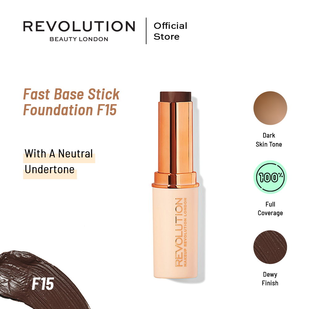 Makeup Revolution Fast Base - Stick Foundation - F15