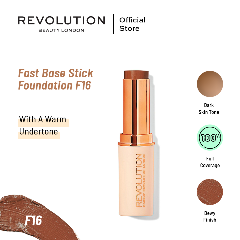 Makeup Revolution Fast Base - Stick Foundation - F16