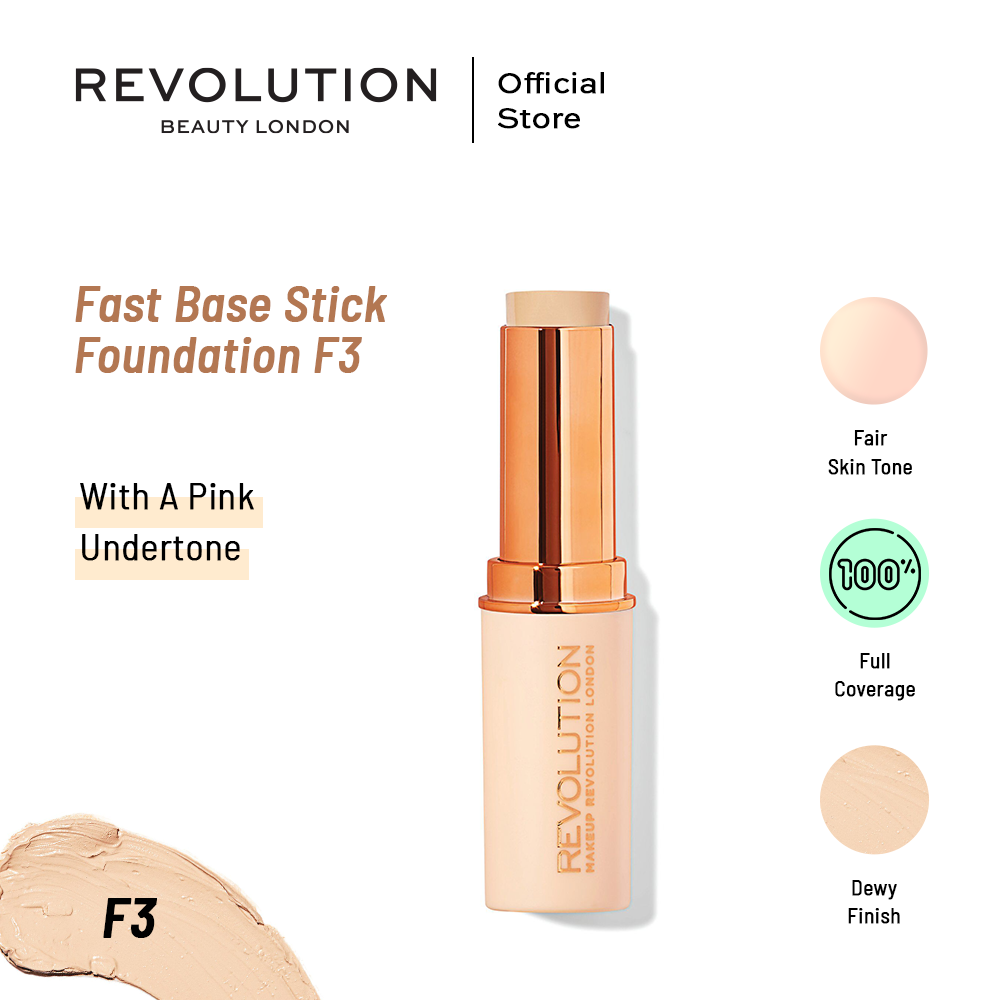 Makeup Revolution Fast Base - Stick Foundation - F3