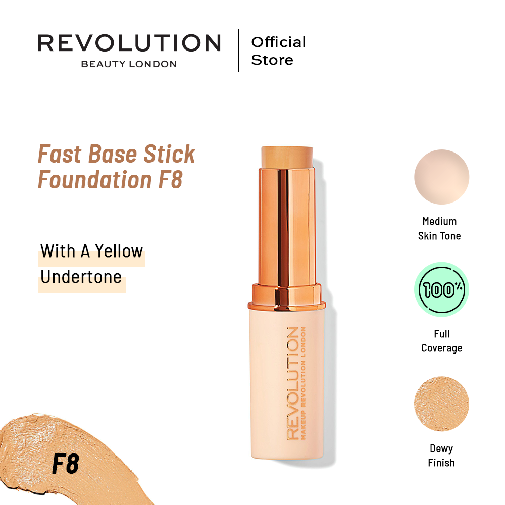 Makeup Revolution Fast Base - Stick Foundation - F8