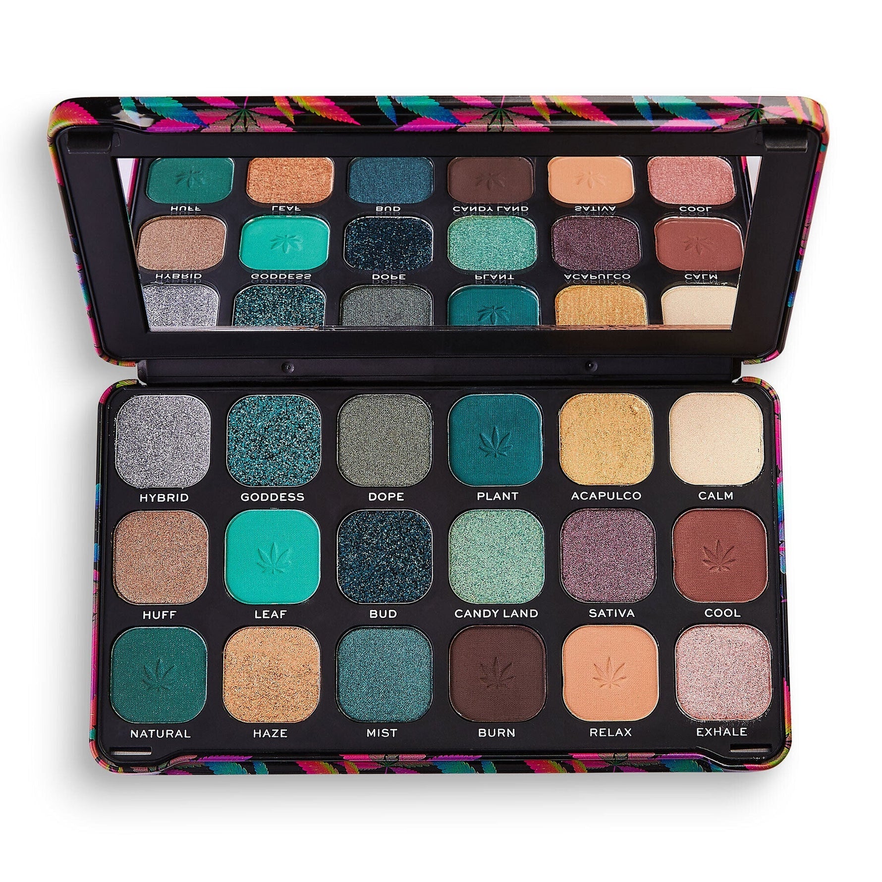 Makeup Revolution Forever Flawless Chilled With Cannabis Sativa Eyeshadow Palette