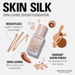 Revolution Skin Silk Serum Foundation F7NC 23ml
