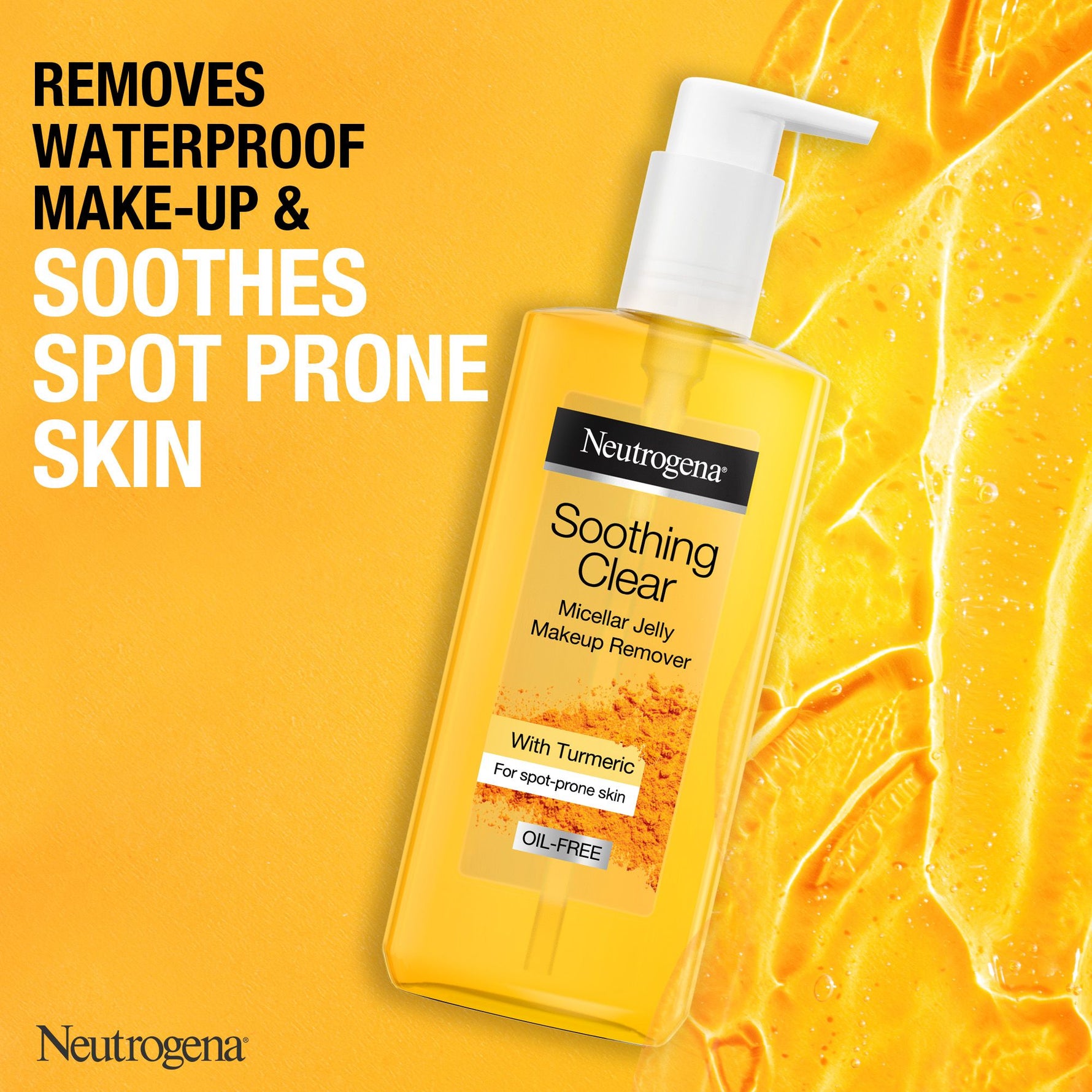 Neutrogena Soothing Clear Micellar Jelly Makeup Remover 200ml