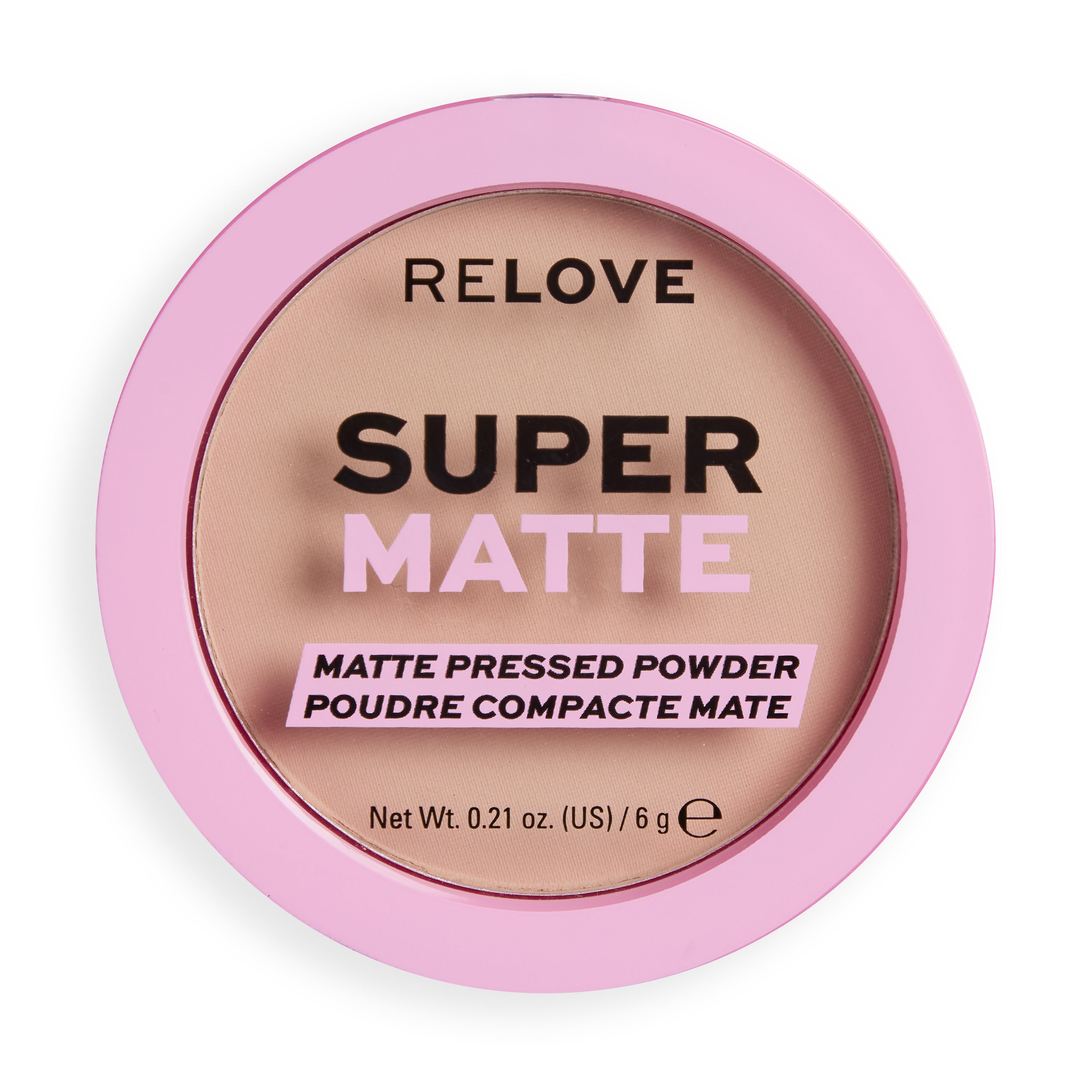 Relove By Revolution Super Matte Pressed Powder Vanilla