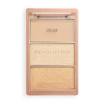 Revolution Highlight Icon Palette Rosy Gold Glow 6.3gm