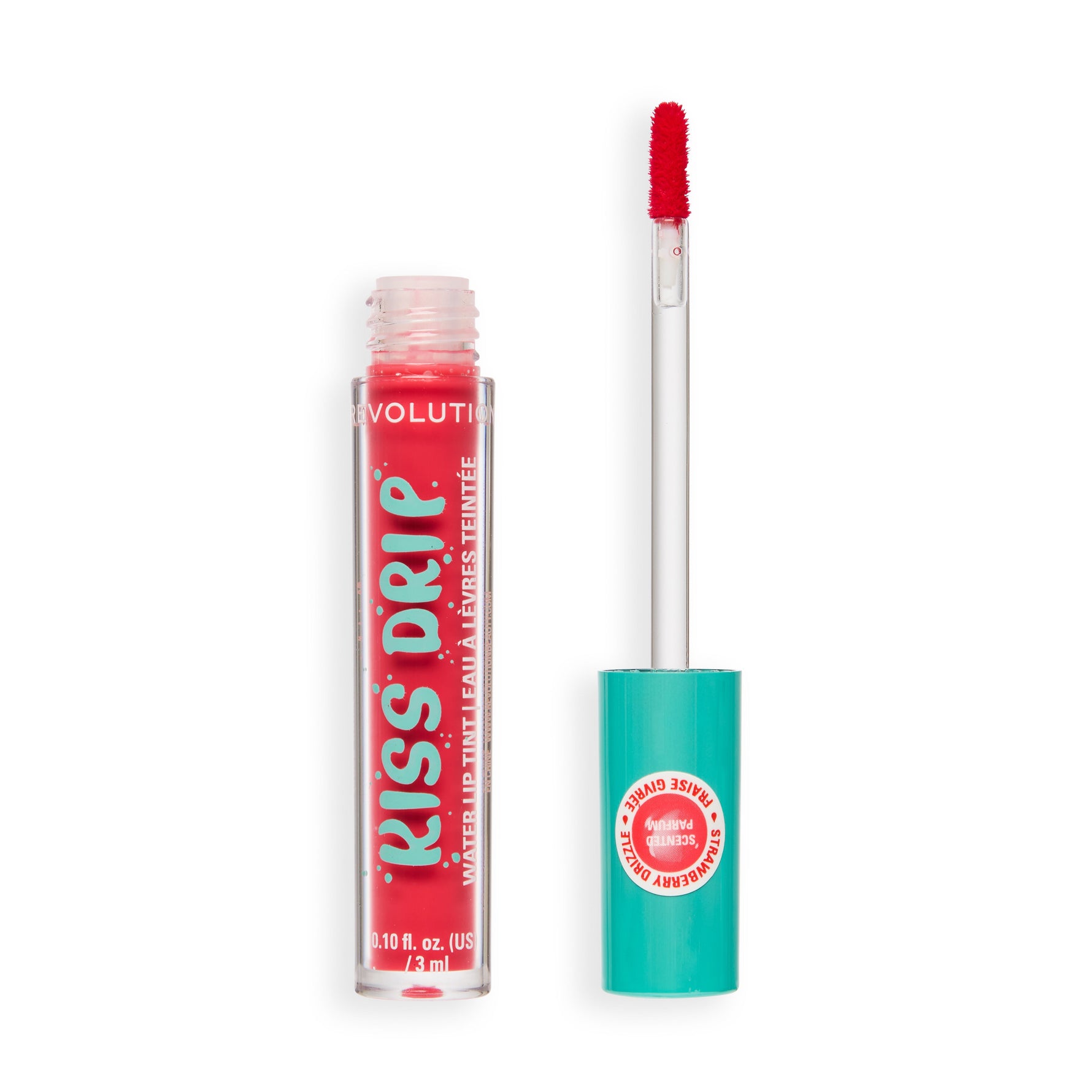 Revolution Kiss Drip Water Lip Tint Strawberry Drizzle 3ml