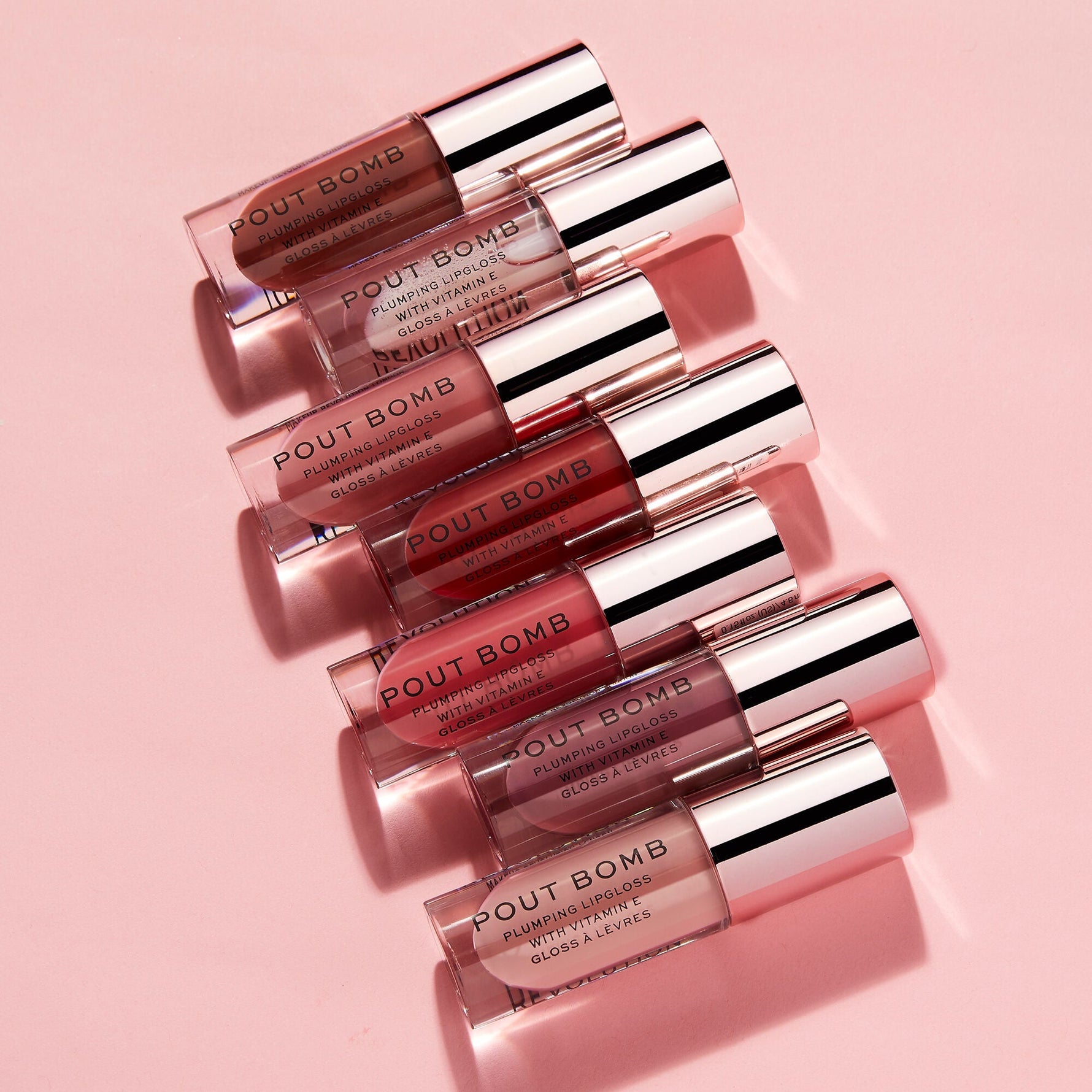 Revolution Pout Bomb Plumping Gloss Kiss Baby Pink