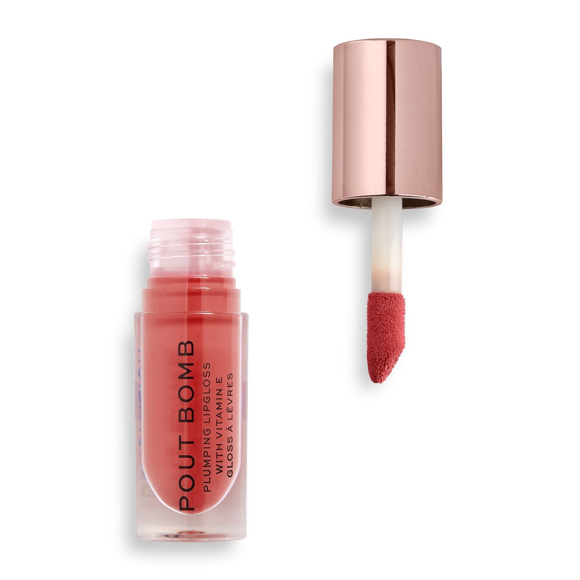 Revolution Pout Bomb Plumping Gloss - Peachy Coral