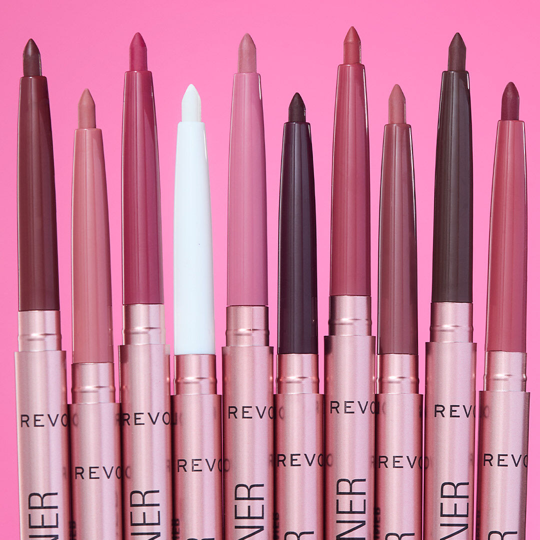 Revolution Pout Bomb Plumping Lip Liner Burnt Cherry Red
