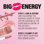 Revolution Pout Bomb Plumping Lip Liner Burnt Cherry Red
