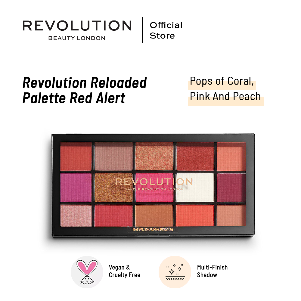 Makeup Revolution Reloaded - Palette Red Alert