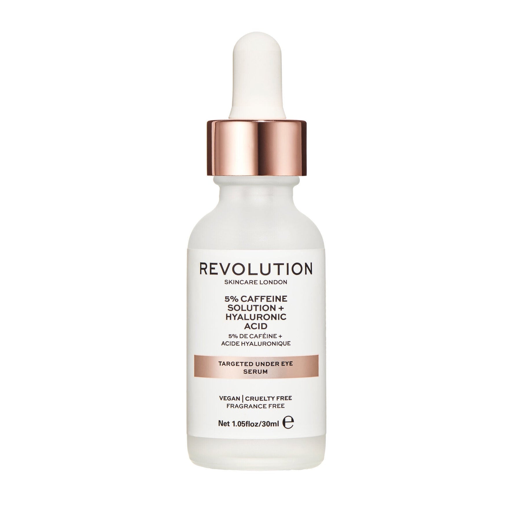 Revolution Skincare 5% Caffeine And Hyaluronic Acid Revitalising Under Eye Serum 30ml